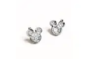 Solid 925 Sterling Silver Mickey Earrings