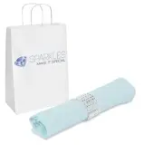 150 pcs 17"x17" inch Polyester Cloth Napkin - Light Blue - w/ Rings Wedding bo