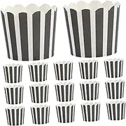 TIDTALEO 50Pcs Paper Cupcake Liners Muffin Cups High Temperature Resistant Baking Cases Food Grade Greaseproof Paper for Parties Weddings and Home Baking