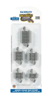 Bachmann E-Z Track Connectors, 10pc Assortment Pack, HO Scale