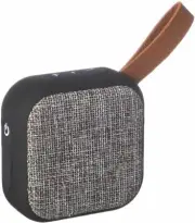 Studio Series Speaker by Tzumi - Square Mini Waterproof Bluetooth Fabric Speaker