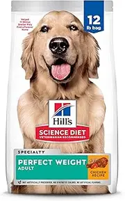Hill's Science Diet Adult Perfect Weight Chicken Recipe Dry Dog Food 5.44 kg