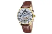 Earnshaw Longitude Leather Automatic Mens Watch - ES-8006-02