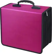 400 Capacity CD/DVD Case Wallet VCD Storage Holder Booklet Album Box Binder Rose