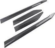 Compatible for Toyota RAV4 Door Side Body Molding Trim Strip, Door Body Anti-Scratch Protector 2019 2020 2021, Carbon Fiber