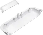Dryer Handle Replacement, White Door Handle for Dryer, Unbreakable Dryer Handle, Multifunctional Dryer Handle, Dryer Door Handle, Stable Replacement Handle, Easy Install Dryer Handle