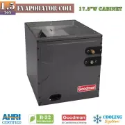 Goodman R32 1.5 Ton Evaporator Coil CAPFA1818B3 Upflow/Downflow 17.5" Cabinet