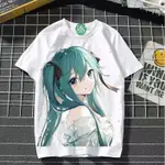 初音未來T恤周邊動漫衣服夏季學生裝短袖上衣