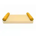 |COVER ONLY| STYLE 5 Twin Bolster Pillow Daybed Porch Swing Contrast Trim AD108