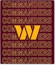 Washington Commanders Echo Wordmark Blanket