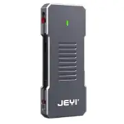 JEYI i9 M.2 NVMe SSD Case 10Gbps USB3.1 Gen2 Portable External Solid State Drive Built-in Type-C Cable Support 2230/2242