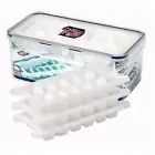 LOCK & LOCK Airtight Rectangular Food Storage Container with Ice Cube Trays 1...