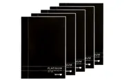 Spirax Platinum 420 Writing Pad 7mm Ruled A4 100 Page Pack 5