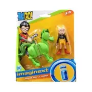 Fisher-Price Imaginext Teen Titans Go! Beast Boy & Terra Horse figure Set New!