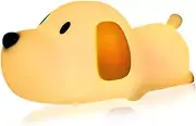 Silicone LED Papa Puppy Night Light Touch Sensor Switching Night Lamp, Transform