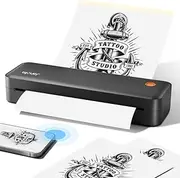Janolia Wireless Tattoo Stencil Printer, Portable Thermal Printer Machine, iOS/Android Compatible, Suitable for 2.24''-8.5'' (A4/ Us Letter) Paper, Ideal for Tattoo Artists & Enthusiasts