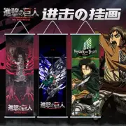 Attack on Titan Hanging Cloth Posters Mural Cosplay Wall Scroll Background Decor