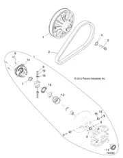 Polaris EBS Cam, Genuine OEM Part 3235545, Qty 1