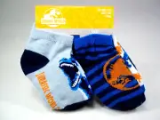 New Jurassic World Dominion T Rex Velociraptor Blue 6 Pairs Socks Jurassic Park