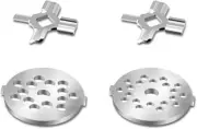 Antree Stainless Steel Meat Grinder Plate Discs/Grinding Blades for Kitch...