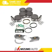 Pistons Main Rod Bearings Fit 01-06 Suzuki Grand Vitara XL-7 2.7 H27A (for: Suzuki)