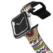 Apple Watch Series 4-6, SE (44mm) Impact Band Boho leaves