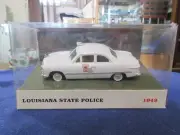 1:43 Louisiana State Highway Patrol Police 1949 Ford Tudor White Rose