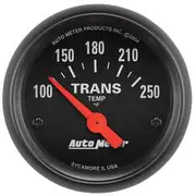 Autometer Z-Series Transmission Temp Gauge Electric - 100 - 250 F, 2 1/16 Inch, Short Sweep, AU2640