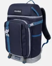 CleverMade Cardiff 24-Can Backpack Cooler, Navy/Neptune Blue