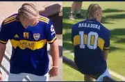 Haaland Maradona Boca Juniors Shirt - Special Homage - Official (Sizes S - M)