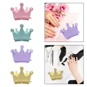 Silicone Nail Brush DIY Nail Training Tool Nail Art Brush Holder for Salon