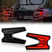 SAUTVS Upgraded LED Taillights for Teryx KRX 1000 20-24, Smoked Black Tail Lights Tail Lamps Set for Kawasaki Teryx KRX KRX 4 1000 2020 2021 2022 2023 2024 Accessories (2PCS, Replace #23024-0005)