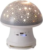 Creative Bionic Mushroom Colorful USB Ambient Star Projection Smart Bluetooth Audio