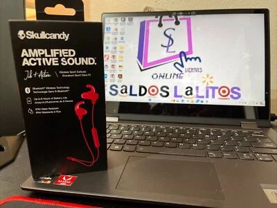 Skullcandy Jib+ Wireless Active Sport Earbuds Bluetooth Microphone IPX4 Red NEW