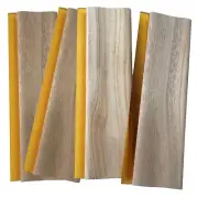 4 pcs 13" Screen Printing Squeegee Wooden Scraper Rubber Ink Knife 33cm Oiliness