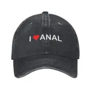 I Love Anal Baseball Cap Men Women Cotton Dad Hat Sports Snapback Hat Truck cap