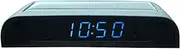Solar Digital Clock for Car,Automotive Stick On Clock High Precision Car Electronics Interior Decorations for Vehicles,Glow in The Dark Electronic Clocks (Blue)