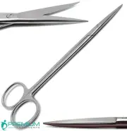 Dental Surgical ENT Scissors Kelly Straight 7" Sharp/Sharp Instruments