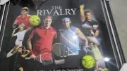 The Rivarly Roger Federer and Nadal LTD Edition 200/200 Framed PIcture