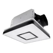 Akicon Ceiling Bath Fan 1390N2 Series 90 CFM W/ 18-Watt Dimmable 3CCT LED Light