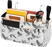 Caihoyu Bunk Loft Bed Side Caddy Hanging Bag For Baby Bed for College Dorm Rooms Essentials, Hospital Bed Rails,Camp Flying Geese