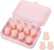 uxcell 8 Pcs Duvet Cover Pins to Hold Comforter Inside, Duvet Clips with Soft Fabric Material for Quilt Cushions Curtains, Pink (Rabbit)
