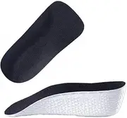 [KAJAME] Orthopedic High Pads 1.0, First Orthopedic Arch Support Height Increase Insoles, Insoles Height Increase, Arch Support Insoles (Black, 3.5cm)