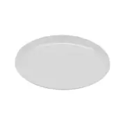 G.E.T. BF-1050-AW Settlement American White Melamine 10.5" dia. Plate - 1 Doz