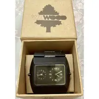 在飛比找蝦皮購物優惠-WEWOOD義大利100%原木手錶-JUPITER方型雙時區