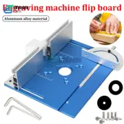 Electric Router Table Insert Milling Flip Plate Durable Wood Working Benche