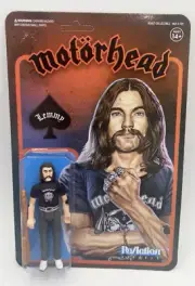 Lemmy from Motorhead ReAction Figure “Ace Of Spades “ New In Box