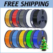 Premium 3D Printer Filament Bundle - 10 Rolls of Neatly Wound 1.75mm PLA+