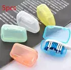 5x Toothbrush Head Holder Clean Box Brush Protect Caps Travel Camping Case Cover