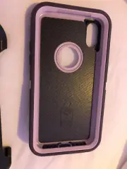 NEW Otterbox Defender Case and Holster Clip for the iPhone X 10 purple